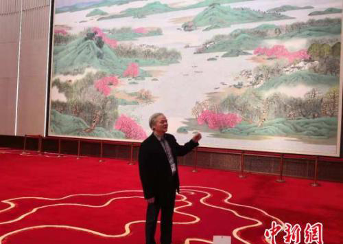 中国艺术家进博会上用艺术讲述中华故事